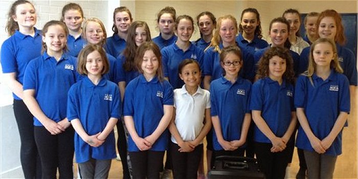 Hythe Aqua Synchronised Swimming Club recently received a donation
